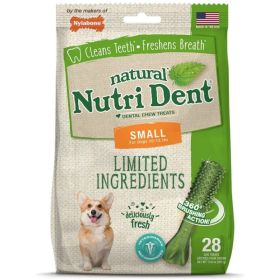 Nylabone Natural Nutri Dent Fresh Breath Dental Chews