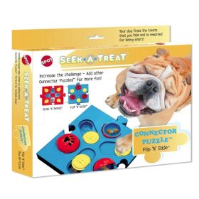 Spot Seek A Treat Flip 'N Slide Connector Puzzle Interactive Dog Treat and Toy Puzzle