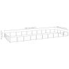 Dog Kennel Silver 430.6 ft¬≤ Steel