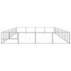 Dog Kennel Silver 430.6 ft¬≤ Steel