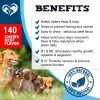 Flea and Tick Prevention Chewable Pills for Dogs and Cats Pest Control & Natural Defense Chewables Small Tablets Beef Taste