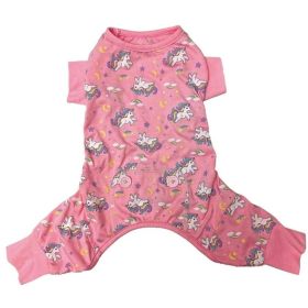 Fashion Pet Unicorn Dog Pajamas Pink (Option: XX Small)