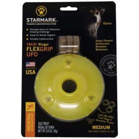 Starmark Flexgrip Ringer UFO Treat Toy (Option: Medium)