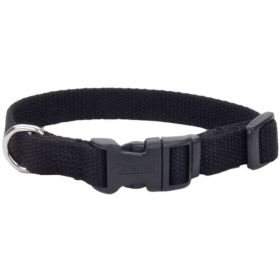 Coastal Pet New Earth Soy Adjustable Dog Collar (Option: Onyx Black)