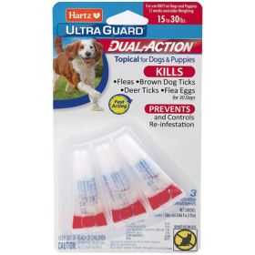 Hartz UltraGuard Dual Action Topical Flea and Tick Prevention (Option: Small Dogs)