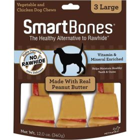 SmartBones Peanut Butter Dog Chews (Option: Large)