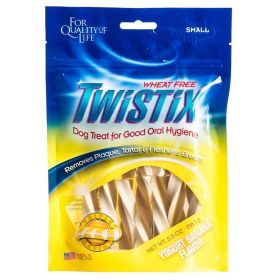 Twistix Wheat Free Yogurt & Banana Dental Dog Treats (Option: Small (5.5 oz))