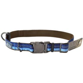 K9 Explorer Sapphire Reflective Adjustable Dog Collar (Option: 18")