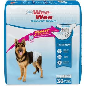 Four Paws Wee Wee Disposable Diapers (Option: Large)